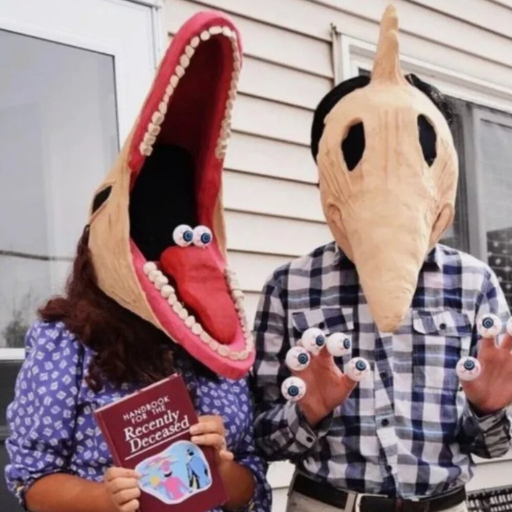 Beetlejuice Adam's mask
